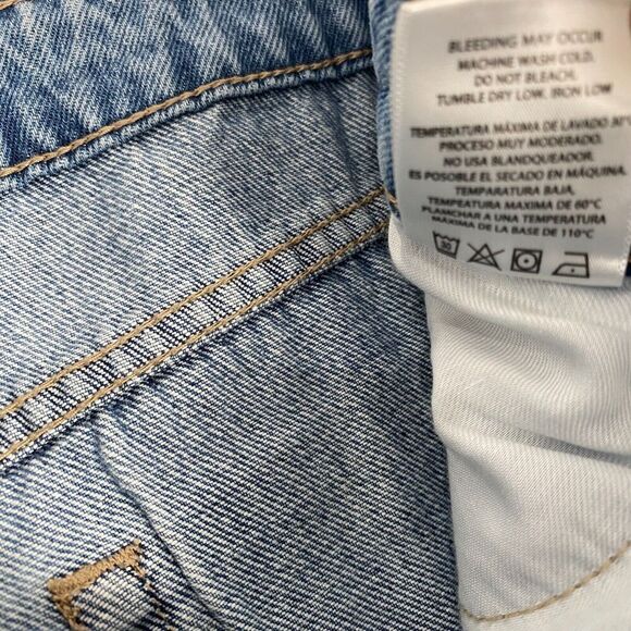 HIDDEN women’s Medium Wash The Tracey Side Slit Clean Straight Jeans size 25 NEW - Picture 14 of 15